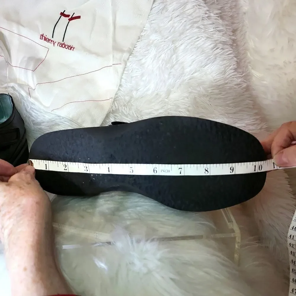 Thierry rabotin EUC LENA BLACK NAPPA LEATHER SZ.8,(39) softest leather ever!